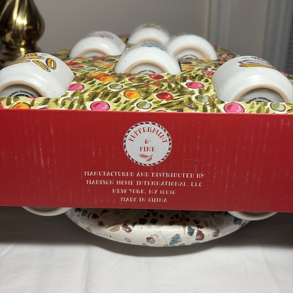 Peppermint and Pine 12 days of Christmas espresso cups - Picture 6 of 6